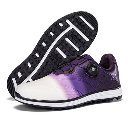 Breathable Rubber Sole Golf Shoes Lightweight and Durable