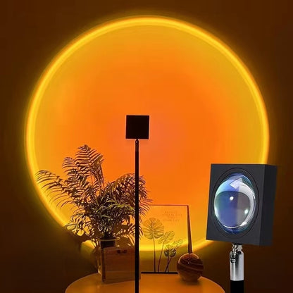 Artistic Sunset Floor Lamp for Warm and Stylish Home Lighting