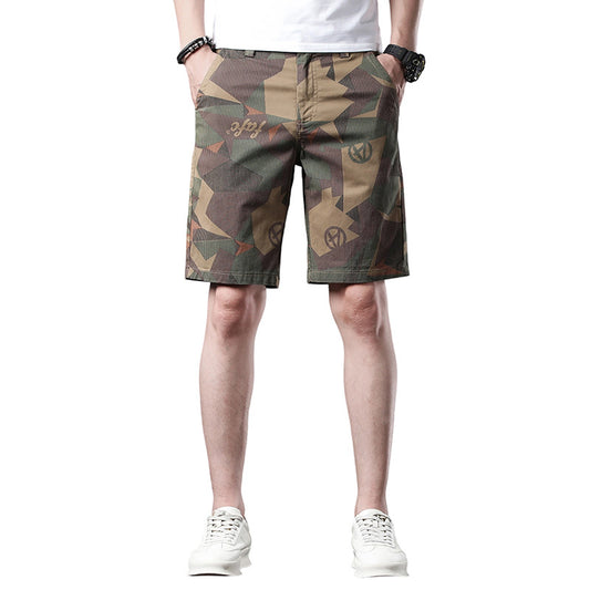 Stylish Camo Commuter Shorts For Men