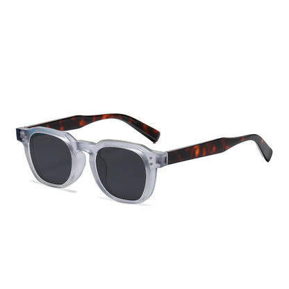 Fashion Round Frame Studded Sunglasses for Eye Protection