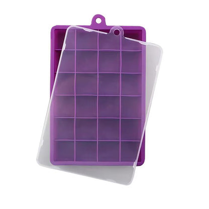 Silicone Ice Cube Tray with Cover for Freezer Ice Storage