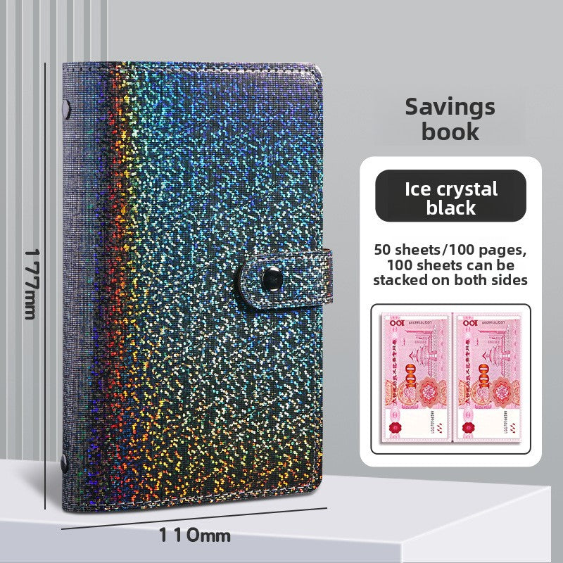 A6 PU Money Saving Storage Book