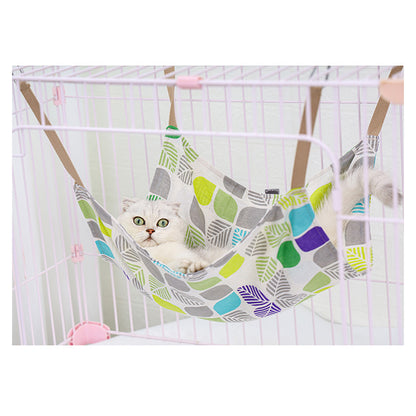 Breathable Cat Cotton Linen Hammock Wear Resistant Bed