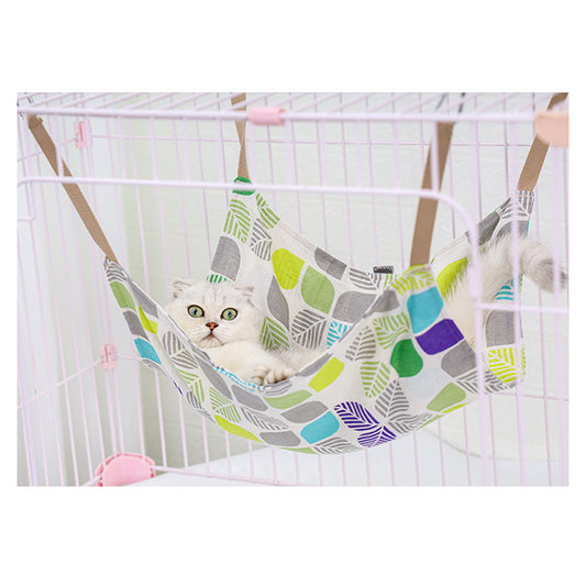 Breathable Cat Cotton Linen Hammock Wear Resistant Bed