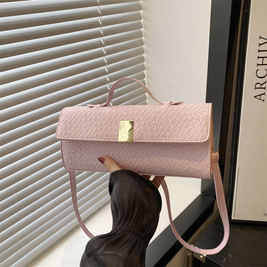 Single-Shoulder Baguette Bag for Chic Daily Styling Uses US