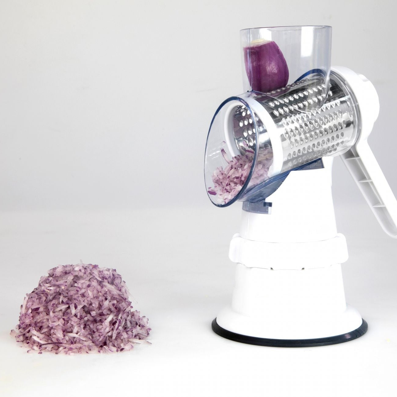 Buy 3-in-1 Vegetable Slicer – Round Chopper, Shredder & Cutter
