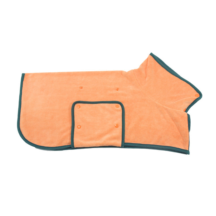 Buy Waist-Wrapped Microfiber Pet Bathrobe Super Absorbent Towel
