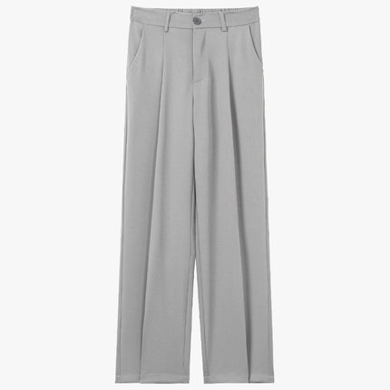 Buy Men’s Casual Draped Straight Suit Pants Online