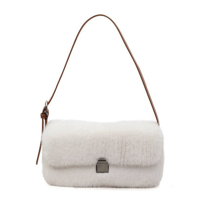 Buy Retro Armpit Shoulder Plush Bag Stylish Everyday Carry for Women