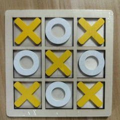 Yellow White Tic-Tac-Toe
