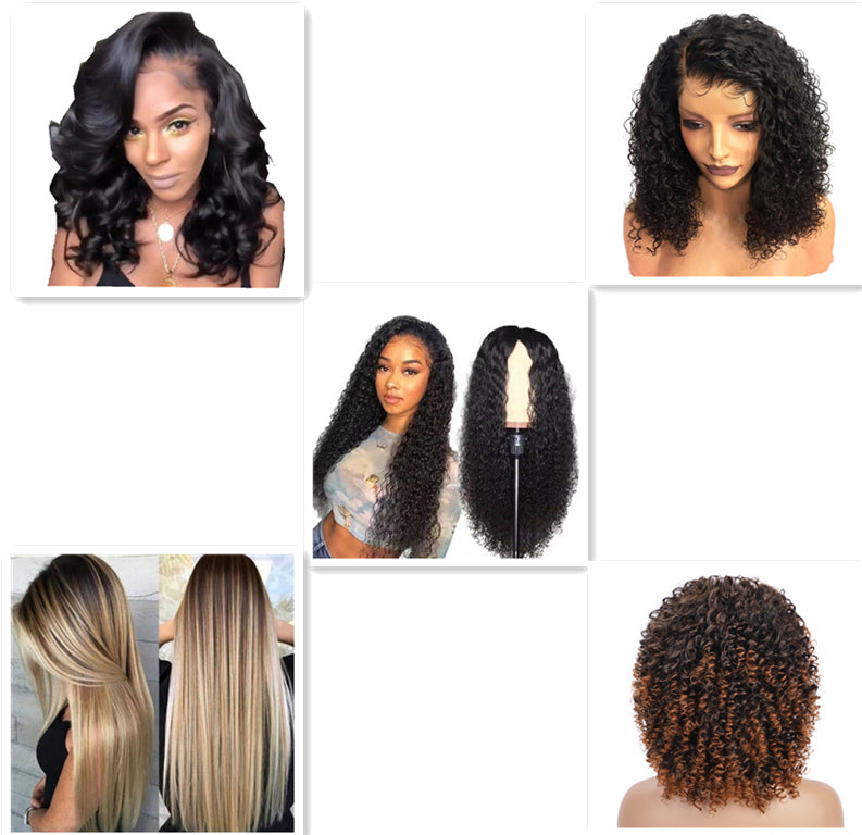 Front Lace Long Curly Wig – European & American Style Hair