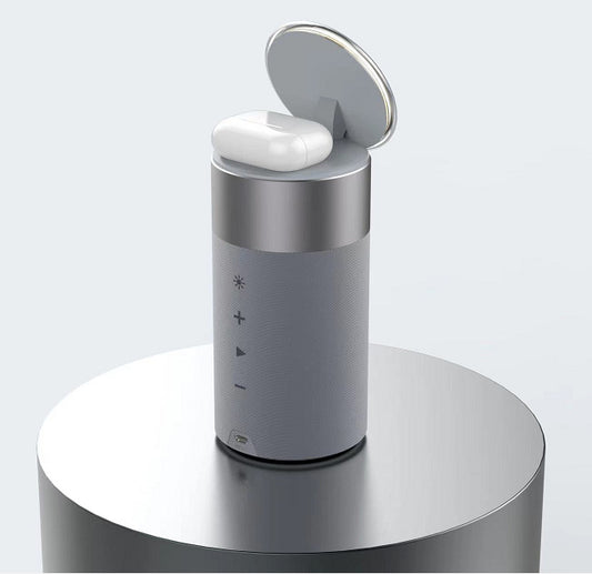 3-in-1 Wireless Charger iPhone AirPods Bluetooth Speaker Lamp
