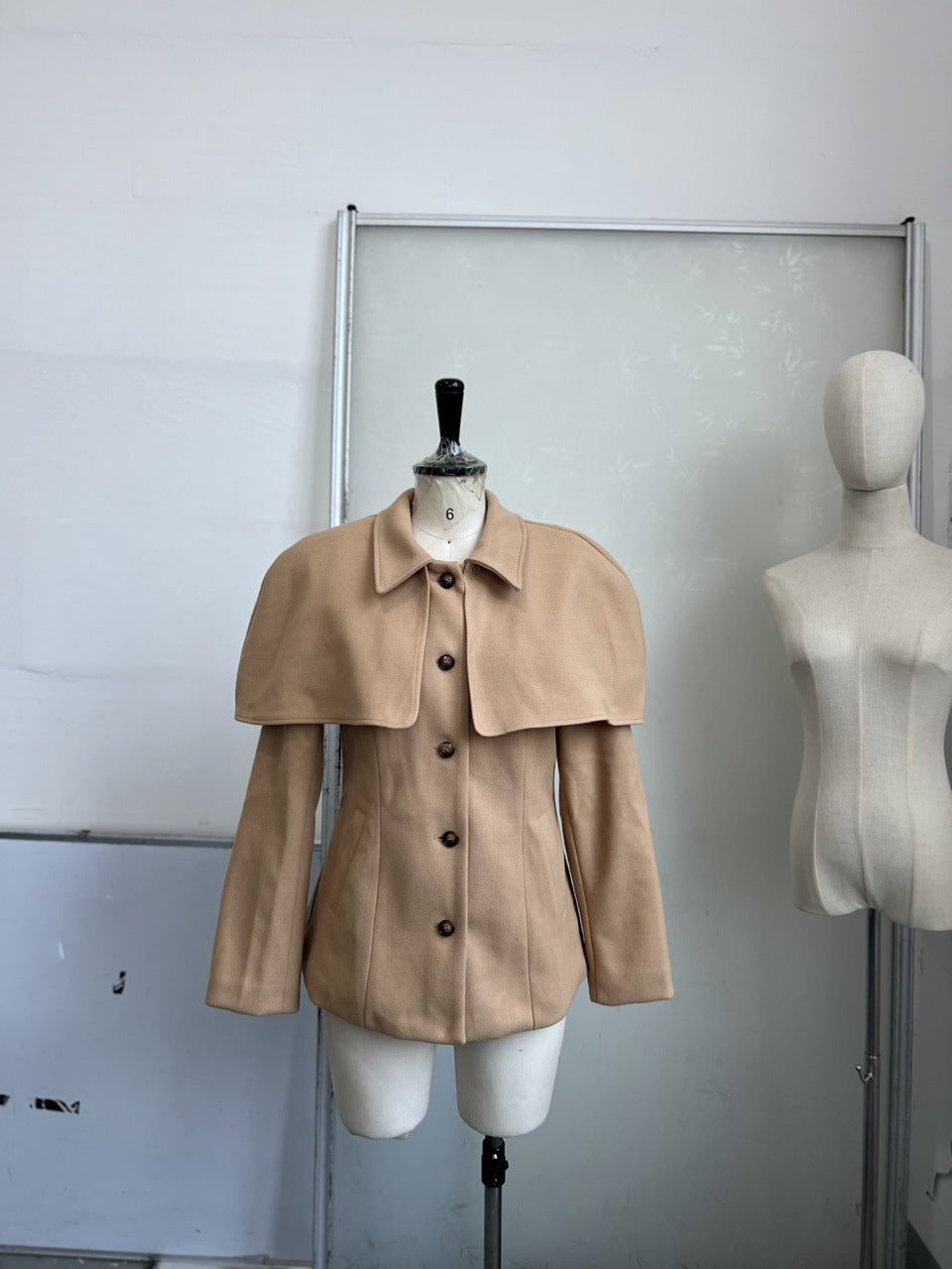 British-style Patchwork Two-Piece Cinched Trench Coat Women