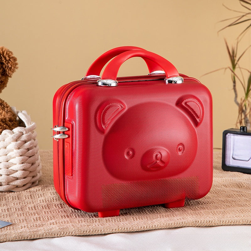 A 14-inch cosmetic case small suitcase