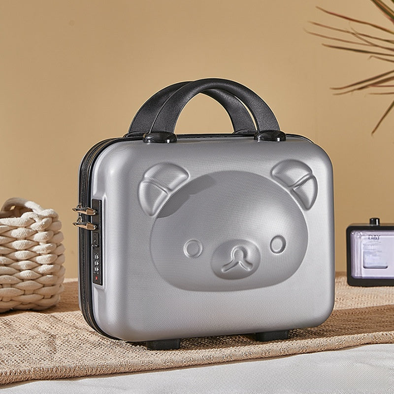 A 14-inch cosmetic case small suitcase