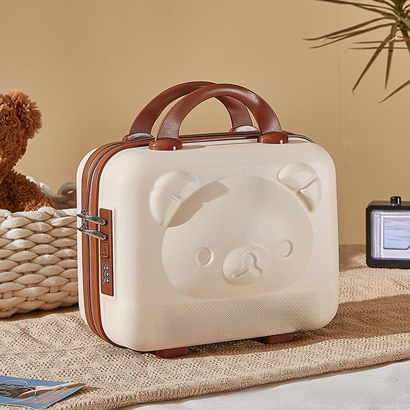 A 14-inch cosmetic case small suitcase