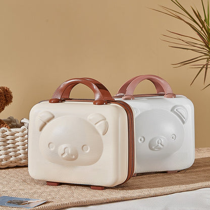 A 14-inch cosmetic case small suitcase