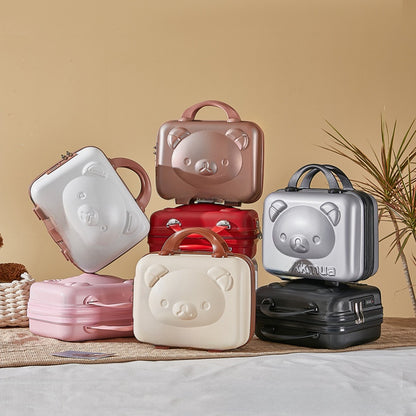 A 14-inch cosmetic case small suitcase