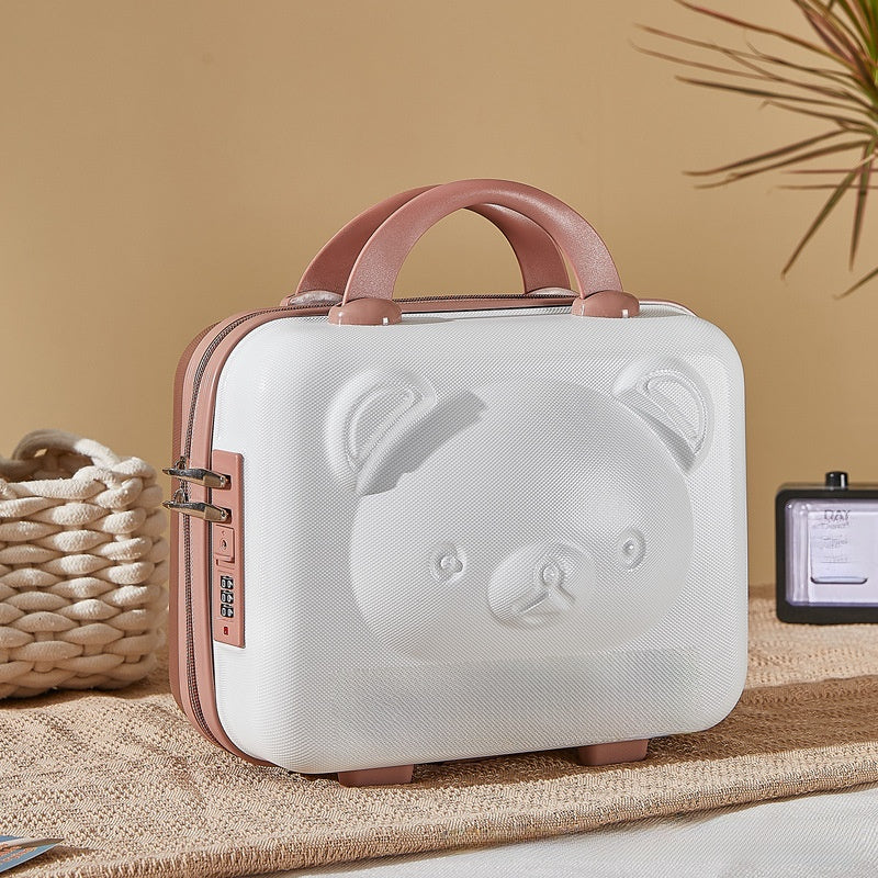A 14-inch cosmetic case small suitcase