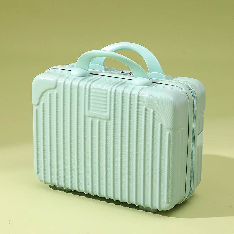 A 14-inch mini hand-held cosmetic case