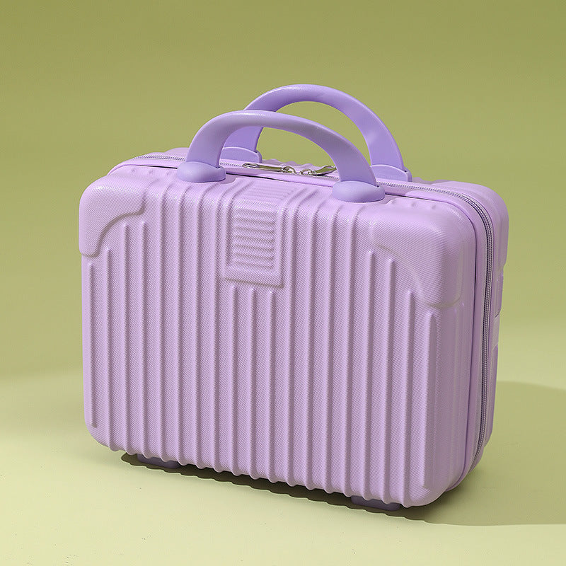 A 14-inch mini hand-held cosmetic case