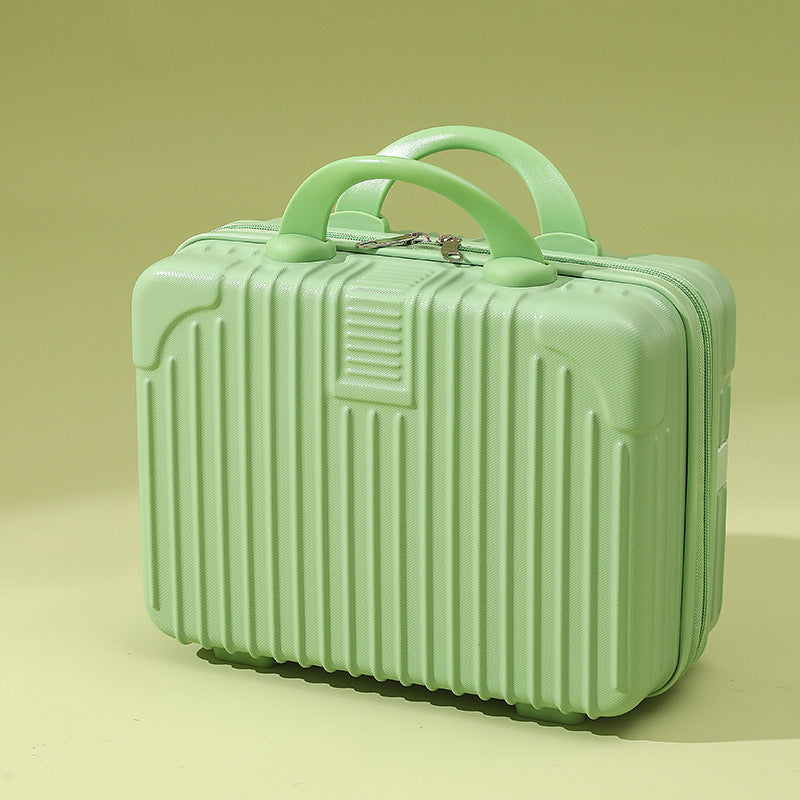 A 14-inch mini hand-held cosmetic case