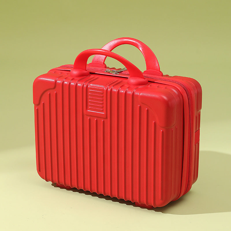 A 14-inch mini hand-held cosmetic case