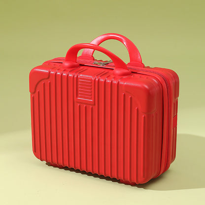 A 14-inch mini hand-held cosmetic case