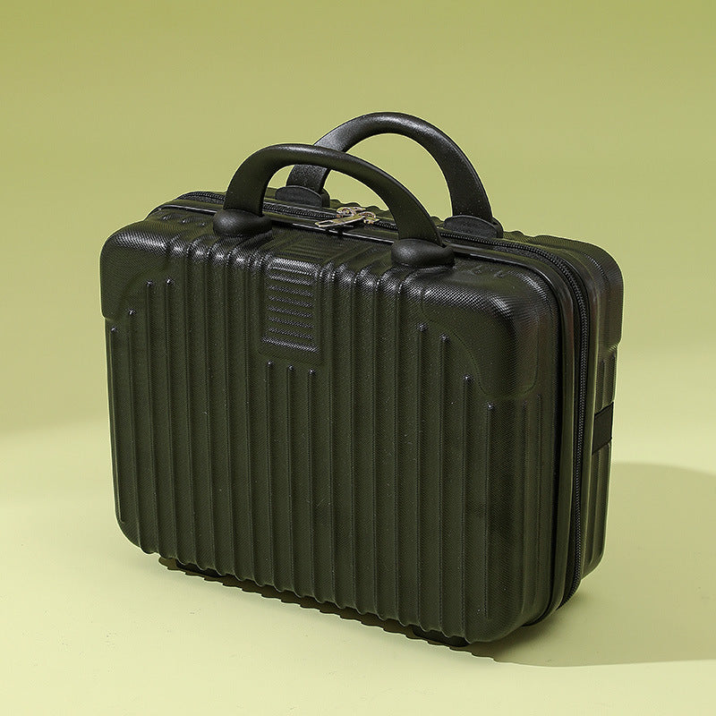 A 14-inch mini hand-held cosmetic case