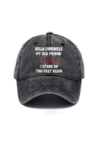 A baseball cap