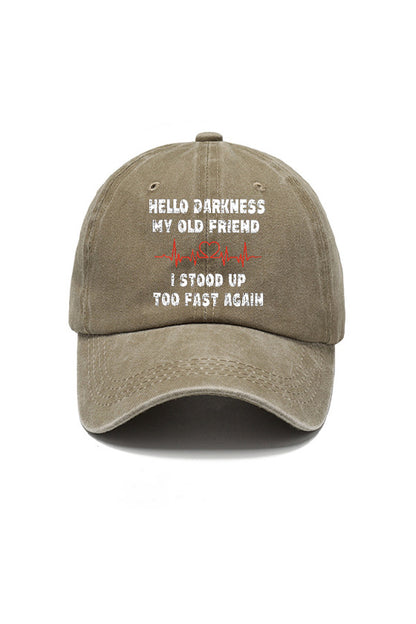 A baseball cap