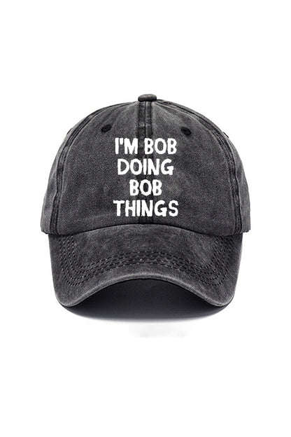 A baseball cap