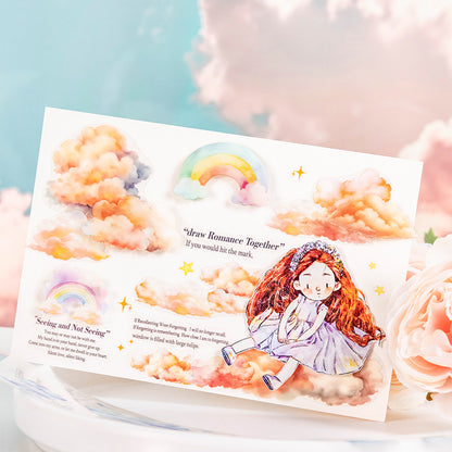 A cloud and a half die-cut PET tape