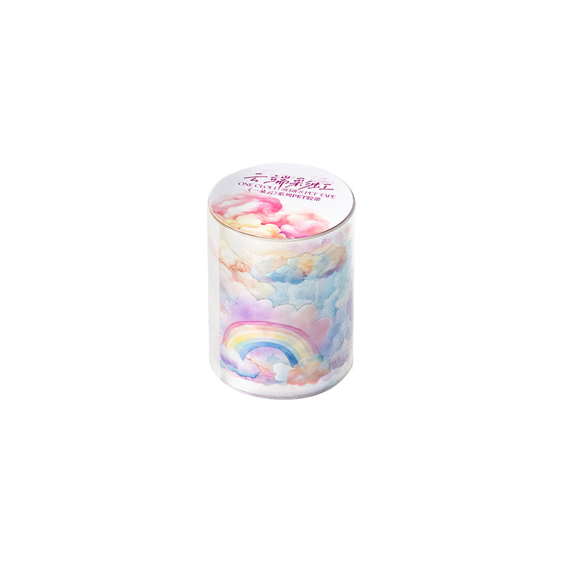A cloud and a half die-cut PET tape