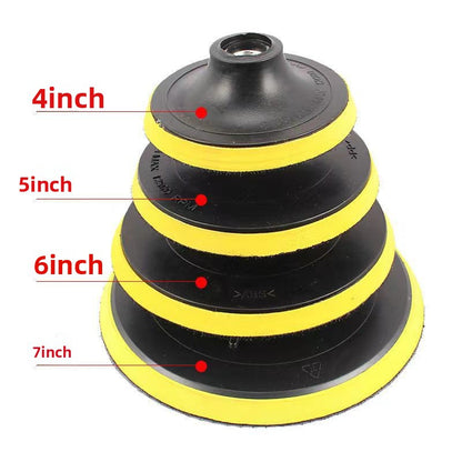 A covered accessory polishing disc
