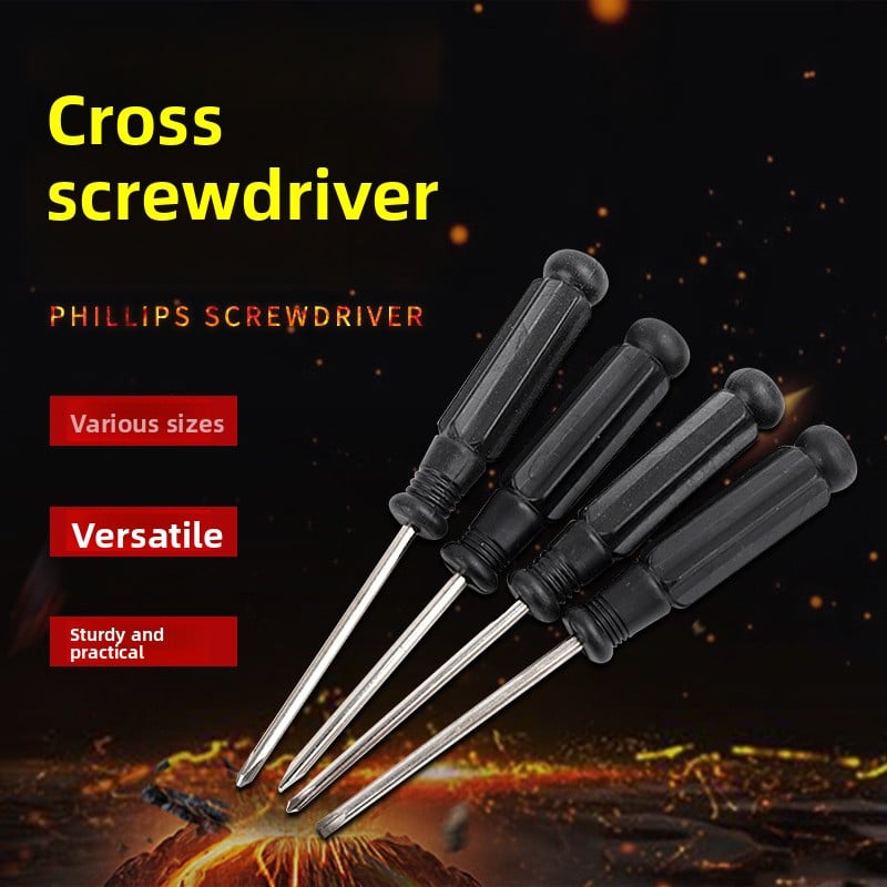 A cross-shaped small screwdriver
