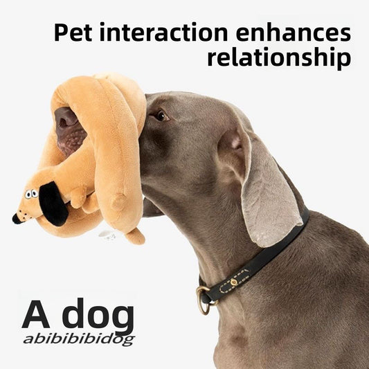 A dog plush toy