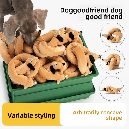 A dog plush toy