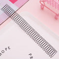 A hair breaking-shaped elastic hair pin