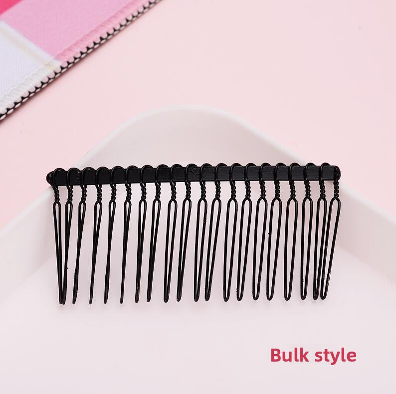 A hair breaking-shaped elastic hair pin