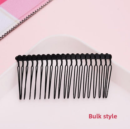 A hair breaking-shaped elastic hair pin