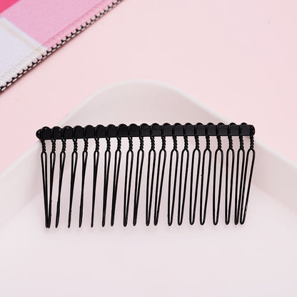 A hair breaking-shaped elastic hair pin