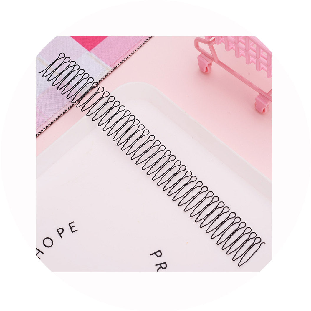 A hair breaking-shaped elastic hair pin