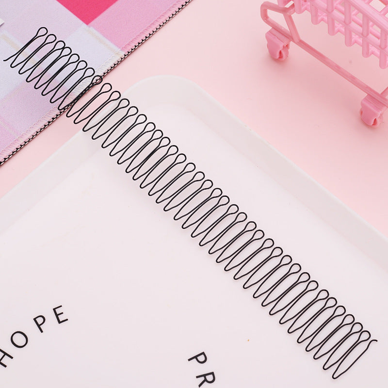 A hair breaking-shaped elastic hair pin