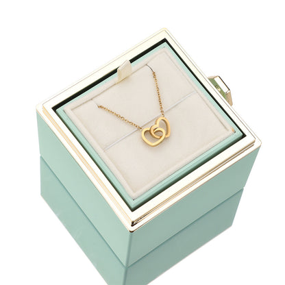 A heart-engraved necklace