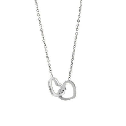 A heart-engraved necklace