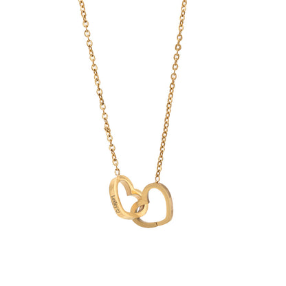 A heart-engraved necklace