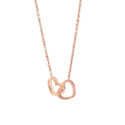 A heart-engraved necklace