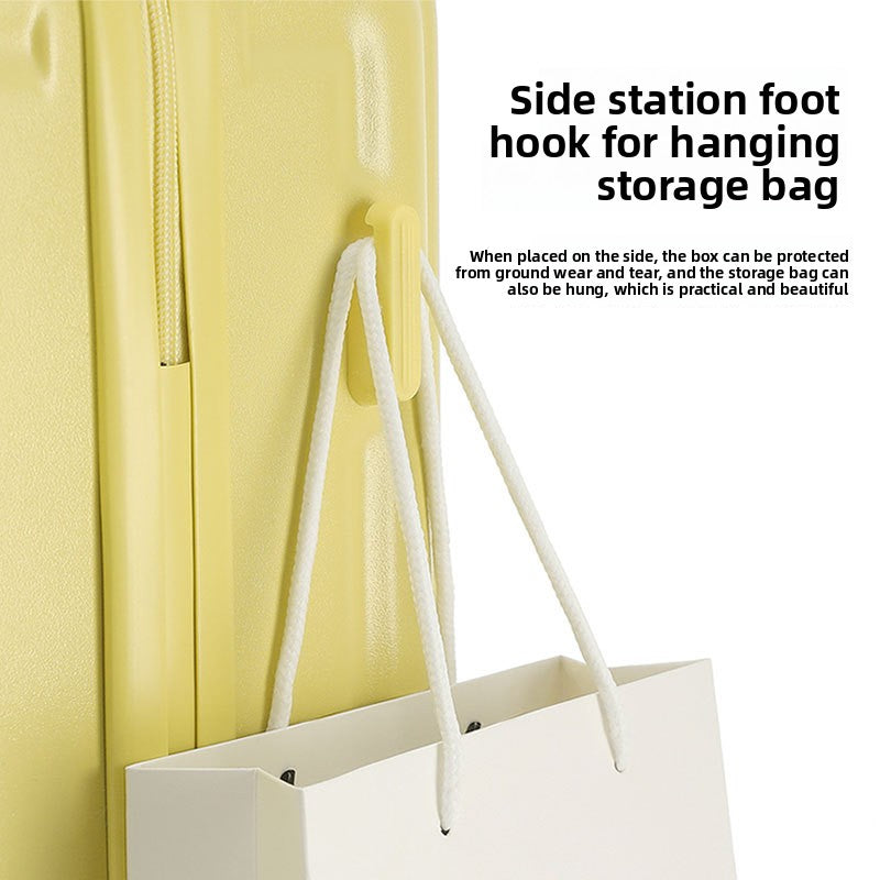 A high-appearance-level travel suitcase with a handle