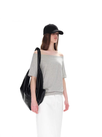 A high-end, loose and slimming T-shirt